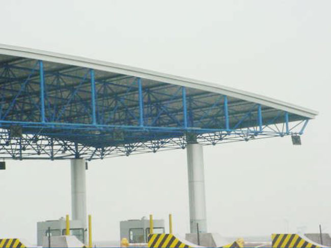 门头沟收费站网架工程